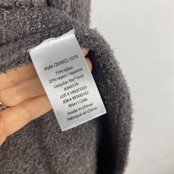 Barefoot Dreams Cozy Chic Lite Catalina Long Open Cardigan Sweater Size Medium - Picture 5 of 8